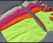 Load image into Gallery viewer, neon biker shorts two pieces